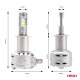 ΛΑΜΠΕΣ LED H3 10-16V 72W 6.500K 7920lm CAN BUS (ME ΑΝΕΜΙΣΤΗΡΑΚΙ) X2 SERIES AMIO - 2ΤΕΜ. - Amio - 02971/AM ΛΑΜΠΕΣ LED H3 10-16V 72W 6.500K 7920lm CAN BUS (ME ΑΝΕΜΙΣΤΗΡΑΚΙ) X2 SERIES AMIO - 2ΤΕΜ. - Amio - 02971/AM