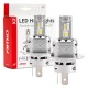 ΛΑΜΠΕΣ LED H4 10-16V 72W 6.500K 7920lm CANBUS (ΑΝΕΜΙΣΤΗΡΑΚΙ) X2 SERIES AMIO - 2ΤΕΜ. - Amio - 02972/AM ΛΑΜΠΕΣ LED H4 10-16V 72W 6.500K 7920lm CANBUS (ΑΝΕΜΙΣΤΗΡΑΚΙ) X2 SERIES AMIO - 2ΤΕΜ. - Amio - 02972/AM