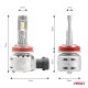ΛΑΜΠΕΣ LED H8/Η9/Η11 10-16V 72W 6.500K 7920lm CAN-BUS (ΑΝΕΜΙΣΤΗΡΑΚΙ) X2 SERIES AMIO - 2ΤΕΜ. - Amio - 02974/AM
