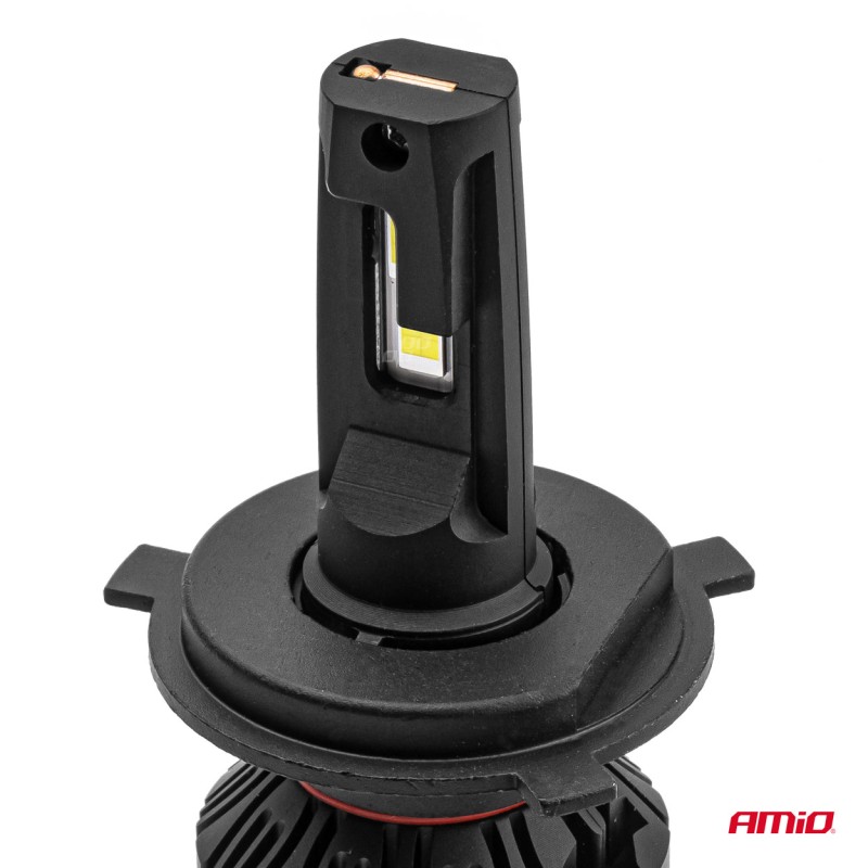 ΛΑΜΠΕΣ LED H4 10-16V 90W 6.500K 9900lm CAN BUS (ME ΑΝΕΜΙΣΤΗΡΑΚΙ) X3 SERIES AMIO - 2ΤΕΜ. - Amio - 02979/AM ΛΑΜΠΕΣ LED H4 10-16V 90W 6.500K 9900lm CAN BUS (ME ΑΝΕΜΙΣΤΗΡΑΚΙ) X3 SERIES AMIO - 2ΤΕΜ. - Amio - 02979/AM