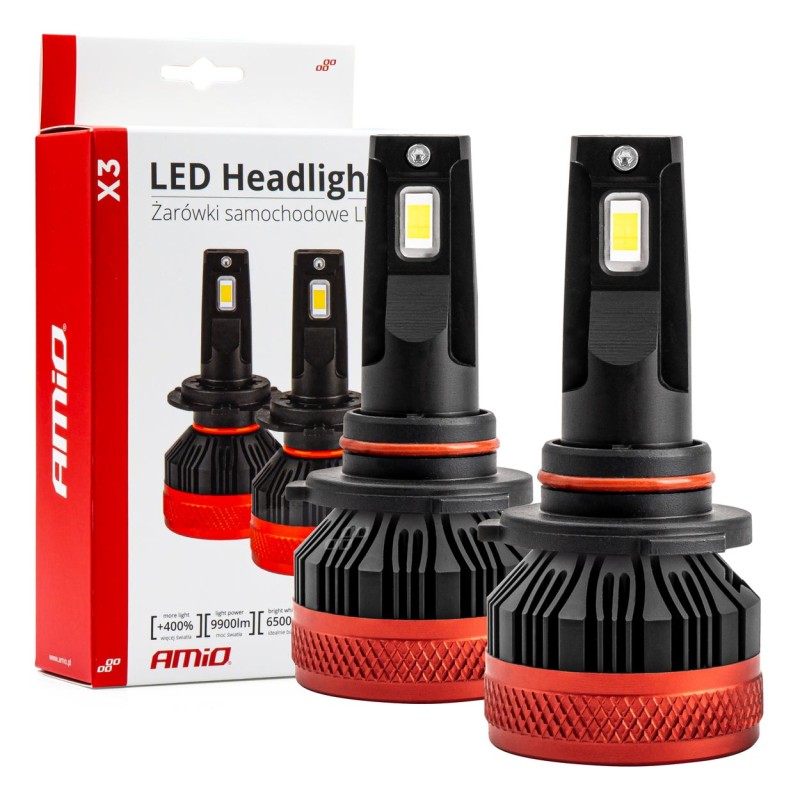 ΛΑΜΠΕΣ LED CAN-BUS HΒ4 9006 9>16V 90W 6.500K 9900lm (ΜΕ ΑΝΕΜΙΣΤΗΡΑΚΙ) X3 SERIES AMIO - 2 Τεμ. - Amio - 02983/AM ΛΑΜΠΕΣ LED CAN-BUS HΒ4 9006 9>16V 90W 6.500K 9900lm (ΜΕ ΑΝΕΜΙΣΤΗΡΑΚΙ) X3 SERIES AMIO - 2 Τεμ. - Amio - 02983/AM