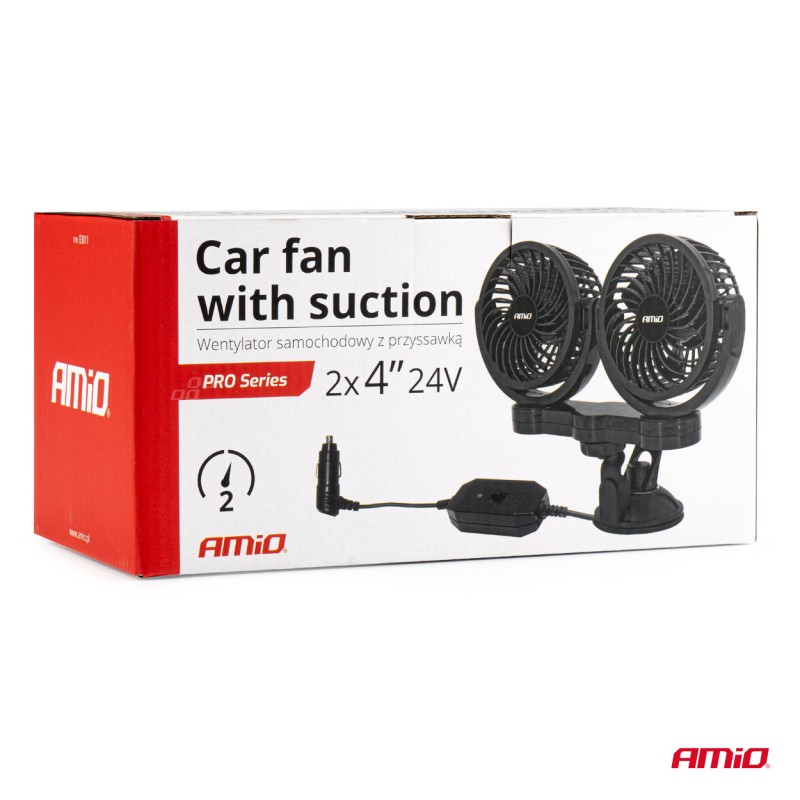 ΑΝΕΜΙΣΤΗΡΑΣ ΔΙΠΛΟΣ 24V 2χ4''(10,8cm) ΜΕ ΦΙΣ ΑΝΑΠΤΗΡΑ 2 ΤΑΧΥΤΗΤΩΝ ΜΕ ΒΕΝΤΟΥΖΑ PRO SERIES AMIO ΑΜΙΟ - 1 ΤΕΜ. - Amio - 03011/AM ΑΝΕΜΙΣΤΗΡΑΣ ΔΙΠΛΟΣ 24V 2χ4''(10,8cm) ΜΕ ΦΙΣ ΑΝΑΠΤΗΡΑ 2 ΤΑΧΥΤΗΤΩΝ ΜΕ ΒΕΝΤΟΥΖΑ PRO SERIES AMIO ΑΜΙΟ - 1 ΤΕΜ. - Amio - 03011/AM