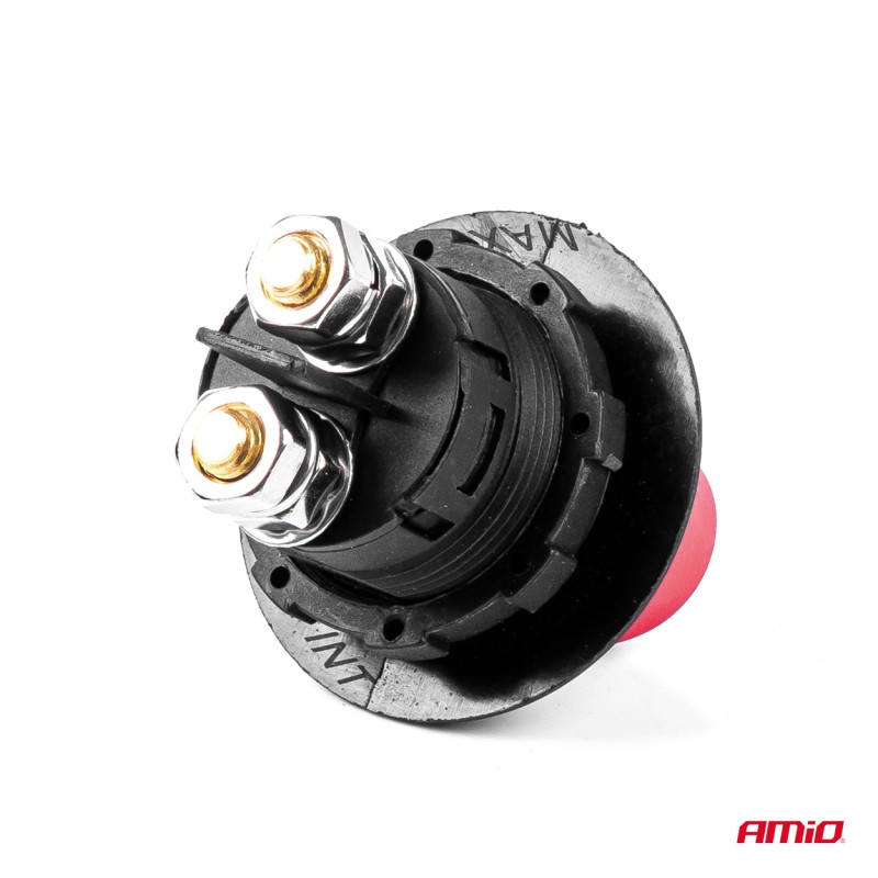 ΔΙΑΚΟΠΤΗΣ POWER-OFF ΜΠΑΤΑΡΙΑΣ ΓΕΝΙΚΟΥ ΡΕΥΜΑΤΟΣ 12>32V max100A preak 500A 29mm 3 ΛΕΙΤΟΥΡΓΙΩΝ ΑΜΙΟ - 1 ΤΕΜ. - Amio - 03026/AM ΔΙΑΚΟΠΤΗΣ POWER-OFF ΜΠΑΤΑΡΙΑΣ ΓΕΝΙΚΟΥ ΡΕΥΜΑΤΟΣ 12>32V max100A preak 500A 29mm 3 ΛΕΙΤΟΥΡΓΙΩΝ ΑΜΙΟ - 1 ΤΕΜ. - Amio - 03026/AM