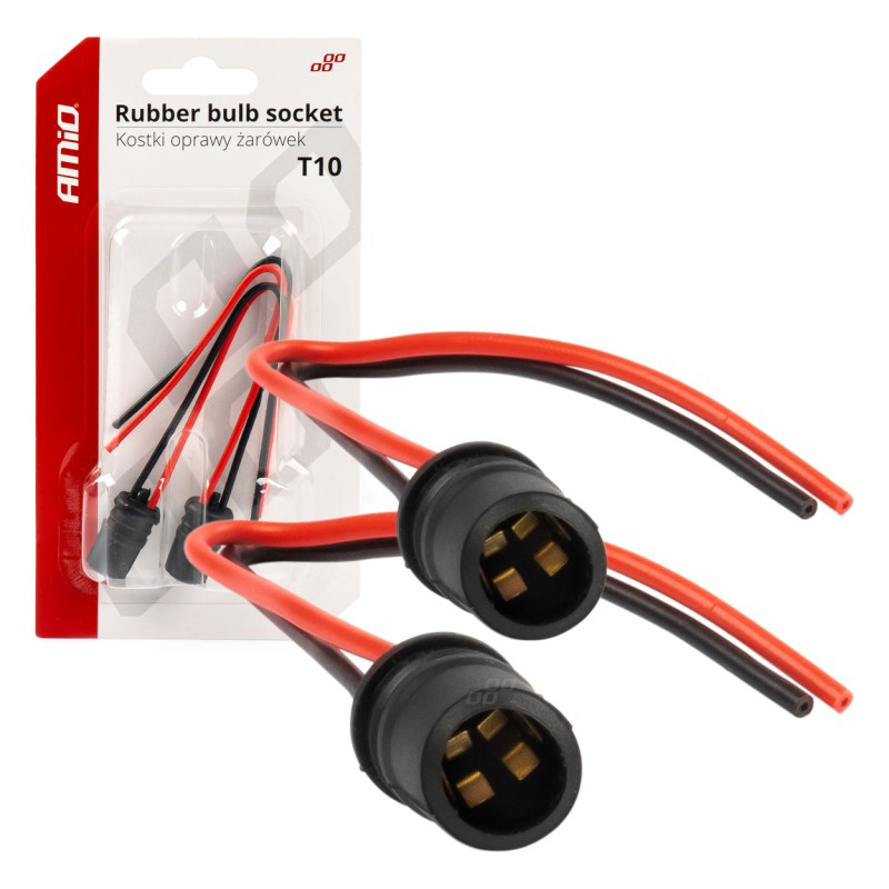 ΦΙΣΑ 12/24V ΓΙΑ ΛΑΜΠΕΣ T10/ W5W/ W3W/ W16W ME ΚΑΛΩΔΙΟ ΑΜΙΟ - 2 ΤΕΜ. - Amio - 03048/AM ΦΙΣΑ 12/24V ΓΙΑ ΛΑΜΠΕΣ T10/ W5W/ W3W/ W16W ME ΚΑΛΩΔΙΟ ΑΜΙΟ - 2 ΤΕΜ. - Amio - 03048/AM