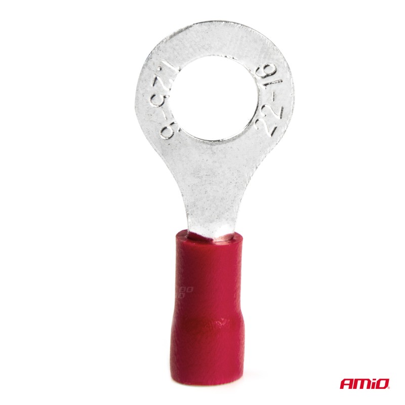 ΦΙΣΑΚΙΑ ΔΑΧΤΥΛΙΔΙ ΚΟΚΚΙΝΑ RV1.25-6 / 6.5mm ΑΜΙΟ - 10 ΤΕΜ. - Amio - 03078/AM ΦΙΣΑΚΙΑ ΔΑΧΤΥΛΙΔΙ ΚΟΚΚΙΝΑ RV1.25-6 / 6.5mm ΑΜΙΟ - 10 ΤΕΜ. - Amio - 03078/AM