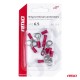 ΦΙΣΑΚΙΑ ΔΑΧΤΥΛΙΔΙ ΚΟΚΚΙΝΑ RV1.25-6 / 6.5mm ΑΜΙΟ - 10 ΤΕΜ. - Amio - 03078/AM ΦΙΣΑΚΙΑ ΔΑΧΤΥΛΙΔΙ ΚΟΚΚΙΝΑ RV1.25-6 / 6.5mm ΑΜΙΟ - 10 ΤΕΜ. - Amio - 03078/AM