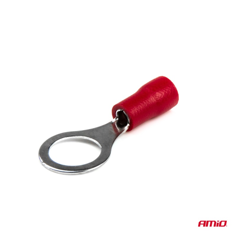ΦΙΣΑΚΙΑ ΔΑΧΤΥΛΙΔΙ ΚΟΚΚΙΝΑ RV1.25-8 / 8.4mm ΑΜΙΟ - 10 ΤΕΜ. - Amio - 03079/AM