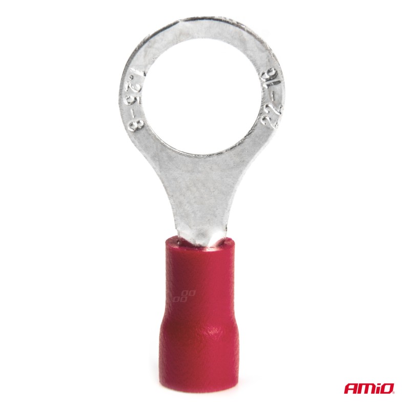 ΦΙΣΑΚΙΑ ΔΑΧΤΥΛΙΔΙ ΚΟΚΚΙΝΑ RV1.25-8 / 8.4mm ΑΜΙΟ - 10 ΤΕΜ. - Amio - 03079/AM