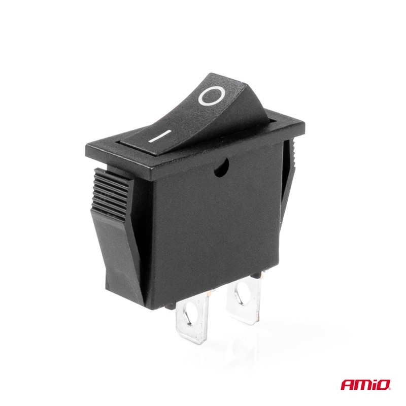ΔΙΑΚΟΠΤΗΣ ON/OFF 2 ΕΠΑΦΩΝ 12V 20A 10mm x 26mm ΜΑΥΡΟΣ ΑΜΙΟ - 1 ΤΕΜ. - Amio - 03081/AM ΔΙΑΚΟΠΤΗΣ ON/OFF 2 ΕΠΑΦΩΝ 12V 20A 10mm x 26mm ΜΑΥΡΟΣ ΑΜΙΟ - 1 ΤΕΜ. - Amio - 03081/AM
