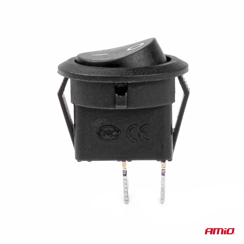 ΔΙΑΚΟΠΤΗΣ ON/OFF 2 ΕΠΑΦΩΝ 12V 20A ΣΤΡΟΓΓΥΛΟΣ Φ20mm ΜΑΥΡΟΣ AMIO - 1 τεμ. - Amio - 03083/AM ΔΙΑΚΟΠΤΗΣ ON/OFF 2 ΕΠΑΦΩΝ 12V 20A ΣΤΡΟΓΓΥΛΟΣ Φ20mm ΜΑΥΡΟΣ AMIO - 1 τεμ. - Amio - 03083/AM