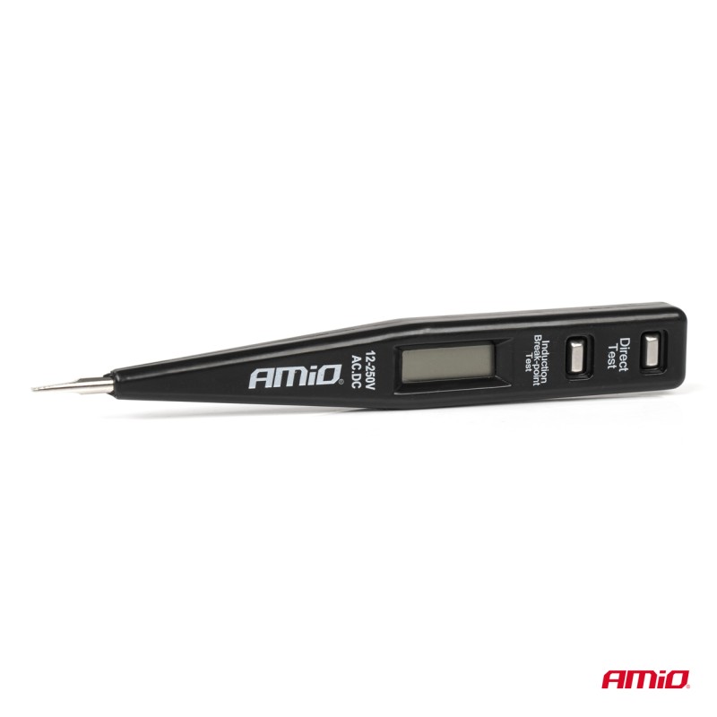 ΤΕΣΤΕΡ / ΕΛΕΓΚΤΗΣ ΤΑΣΗΣ ΡΕΥΜΑΤΟΣ 12-250V ΜΕ ΟΘΟΝΗ ΕΝΔΕΙΞΗΣ ΑMiO - 1 TEM. - Amio - 03122/AM ΤΕΣΤΕΡ / ΕΛΕΓΚΤΗΣ ΤΑΣΗΣ ΡΕΥΜΑΤΟΣ 12-250V ΜΕ ΟΘΟΝΗ ΕΝΔΕΙΞΗΣ ΑMiO - 1 TEM. - Amio - 03122/AM