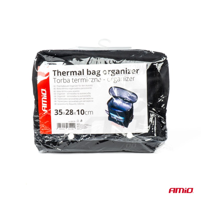 ΙΣΟΘΕΡΜΙΚΗ ΤΣΑΝΤΑ/ORGANIZER ΜΑΥΡΟ ΧΡΩΜΑ 35x28x10cm ΑMiO - 1 TEM. - Amio - 03129/AM