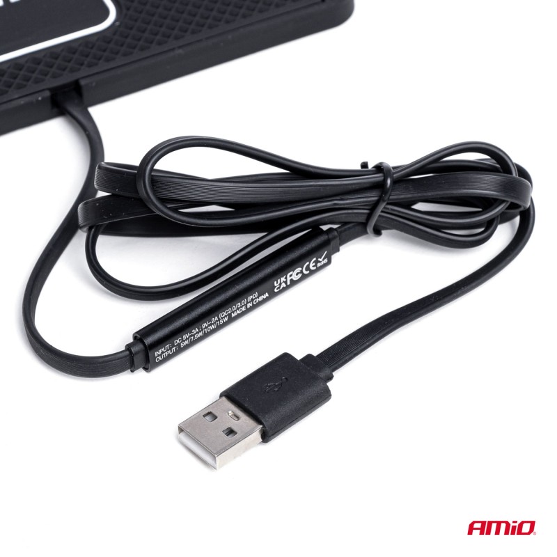 ΠΑΝΕΛ ΑΣΥΡΜΑΤΗΣ ΦΟΡΤΙΣΗΣ ΚΙΝΗΤΟΥ 3A 15W 158x78mm ΑMiO - 1 TEM. - Amio - 03144/AM ΠΑΝΕΛ ΑΣΥΡΜΑΤΗΣ ΦΟΡΤΙΣΗΣ ΚΙΝΗΤΟΥ 3A 15W 158x78mm ΑMiO - 1 TEM. - Amio - 03144/AM