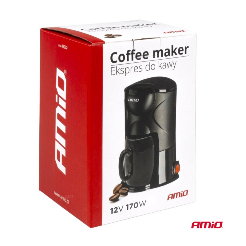 ΚΑΦΕΤΙΕΡΑ ΦΙΛΤΡΟΥ ΓΙΑ ΓΑΛΛΙΚΟ ΚΑΦΕ 12V 250W 150ML   ΑMiO - 1 TEM. - Amio - 03232/AM
