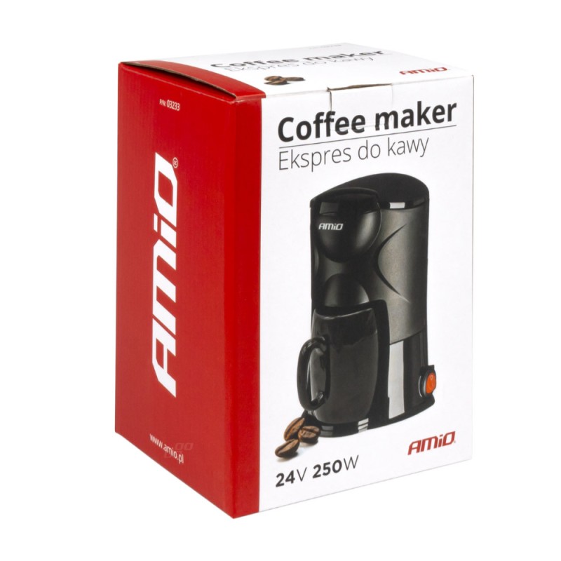 ΚΑΦΕΤΙΕΡΑ ΦΙΛΤΡΟΥ ΓΙΑ ΓΑΛΛΙΚΟ ΚΑΦΕ 24V 250W 150ML   ΑMiO - 1 TEM. - Amio - 03233/AM