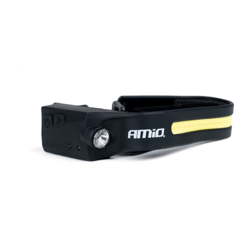 ΦΑΚΟΣ ΚΕΦΑΛΗΣ ΕΡΓΑΣΙΑΣ LED USB-C 1200mAh XPE+COB ΕΠΑΝΑΦΟΡΤΙΖΟΜΕΝΟΣ AMIO - 1 TEM. - Amio - 03241/AM