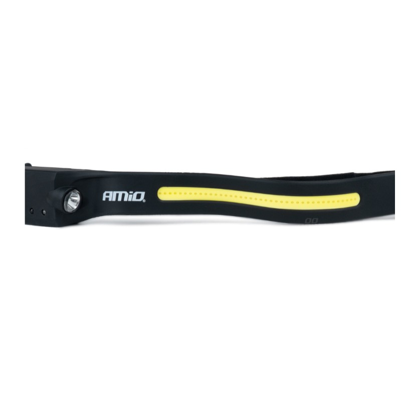 ΦΑΚΟΣ ΚΕΦΑΛΗΣ ΕΡΓΑΣΙΑΣ LED USB-C 1200mAh XPE+COB ΕΠΑΝΑΦΟΡΤΙΖΟΜΕΝΟΣ AMIO - 1 TEM. - Amio - 03241/AM