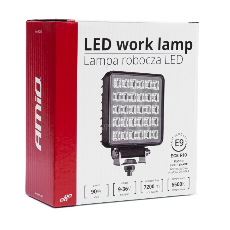 ΠΡΟΒΟΛΕΑΣ ΕΡΓΑΣΙΑΣ WORKING LAMP LED 30xSMD 90W 9-36V 7200lm 6500K 110x110x45mm AWL33 AMIO - 1ΤΕΜ. - Amio - 03244/AM ΠΡΟΒΟΛΕΑΣ ΕΡΓΑΣΙΑΣ WORKING LAMP LED 30xSMD 90W 9-36V 7200lm 6500K 110x110x45mm AWL33 AMIO - 1ΤΕΜ. - Amio - 03244/AM