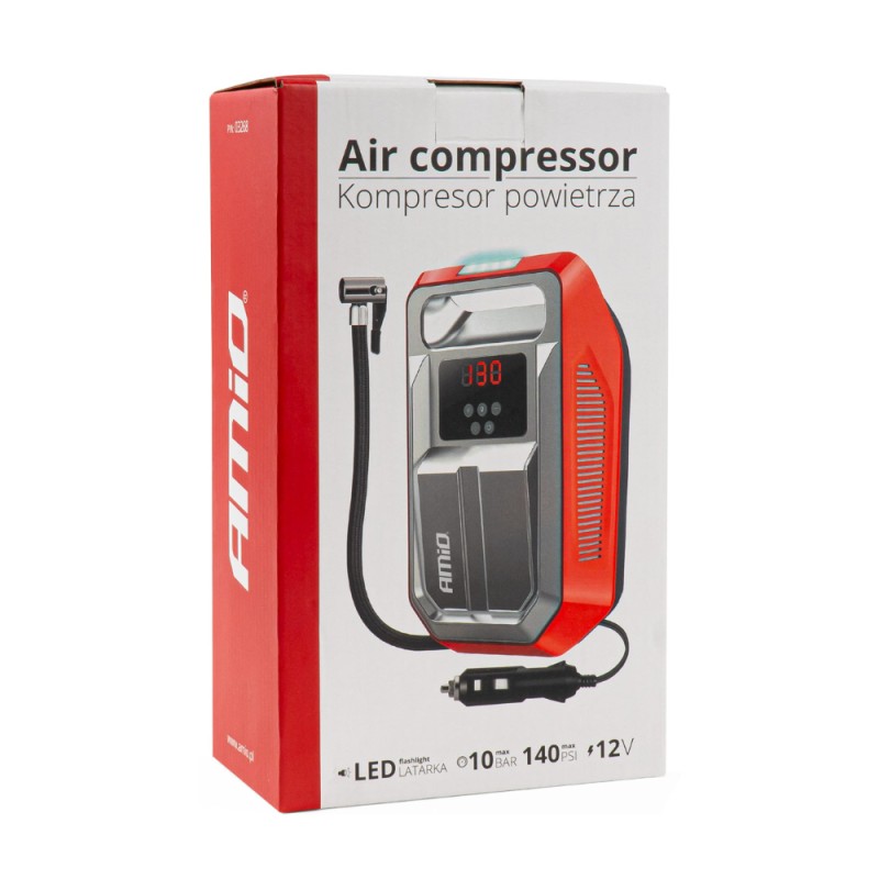 ΚΟΜΠΡΕΣΕΡ ΑΕΡΑ ΕΛΑΣΤΙΚΩΝ 12V 120W 140psi 10bar ΜΕ ΦΙΣ ΑΝΑΠΤΗΡΑ LED ΦΑΚΟ ΚΑΙ ΟΘΟΝΗ LCD ΑMiO - 1 TEM. - Amio - 03268/AM ΚΟΜΠΡΕΣΕΡ ΑΕΡΑ ΕΛΑΣΤΙΚΩΝ 12V 120W 140psi 10bar ΜΕ ΦΙΣ ΑΝΑΠΤΗΡΑ LED ΦΑΚΟ ΚΑΙ ΟΘΟΝΗ LCD ΑMiO - 1 TEM. - Amio - 03268/AM