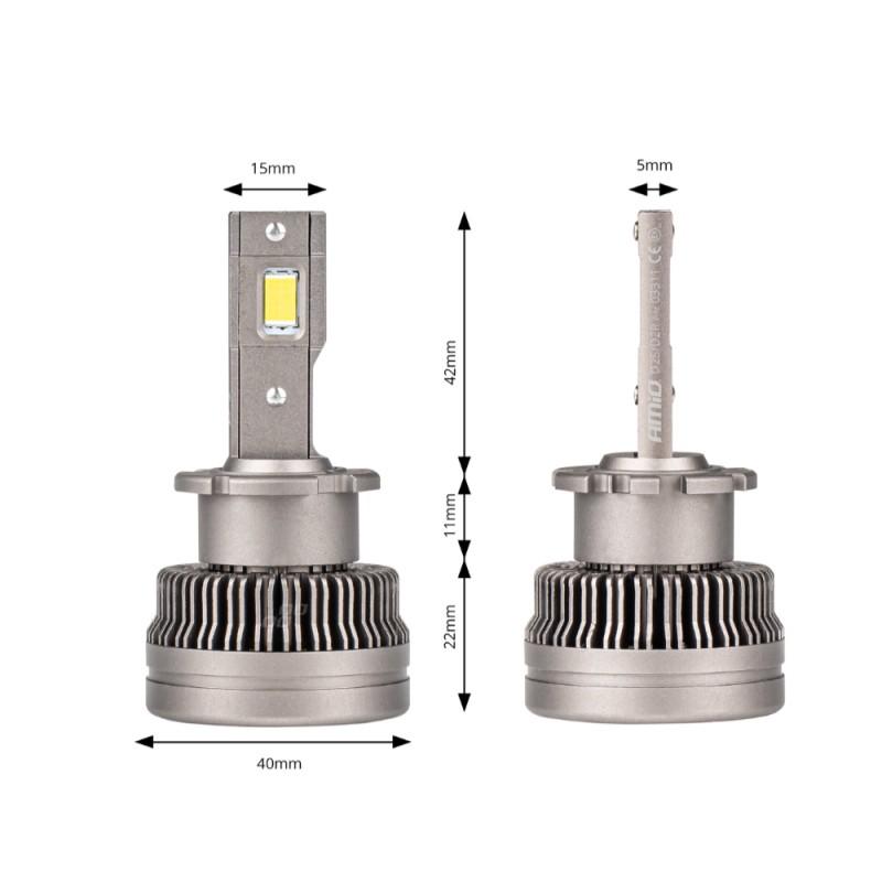 ΛΑΜΠΕΣ LED ΜΕ ΨΥΚΤΡΑ D2S/D2R 9-16V 70W 6.500K 8600lm XD SERIES AMIO - 2 ΤΕΜ. - Amio - 03311/AM ΛΑΜΠΕΣ LED ΜΕ ΨΥΚΤΡΑ D2S/D2R 9-16V 70W 6.500K 8600lm XD SERIES AMIO - 2 ΤΕΜ. - Amio - 03311/AM