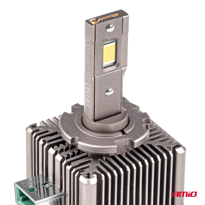 ΛΑΜΠΕΣ LED D3S 9>16V 70W 6.500K 8600lm (ΜΕ ΨΥΚΤΡΑ) XD SERIES ΑΜΙΟ - 2 ΤΕΜ. - Amio - 03312/AM ΛΑΜΠΕΣ LED D3S 9>16V 70W 6.500K 8600lm (ΜΕ ΨΥΚΤΡΑ) XD SERIES ΑΜΙΟ - 2 ΤΕΜ. - Amio - 03312/AM