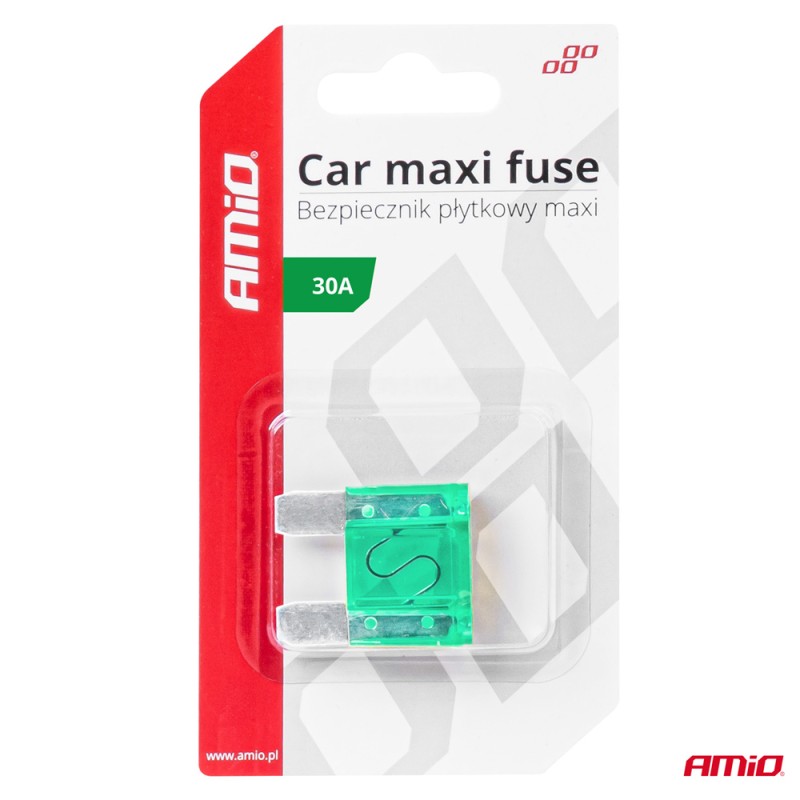 ΑΣΦΑΛΕΙΑ MAXI 30A AMIO - 1 Τεμ. - Amio - 03382/AM ΑΣΦΑΛΕΙΑ MAXI 30A AMIO - 1 Τεμ. - Amio - 03382/AM