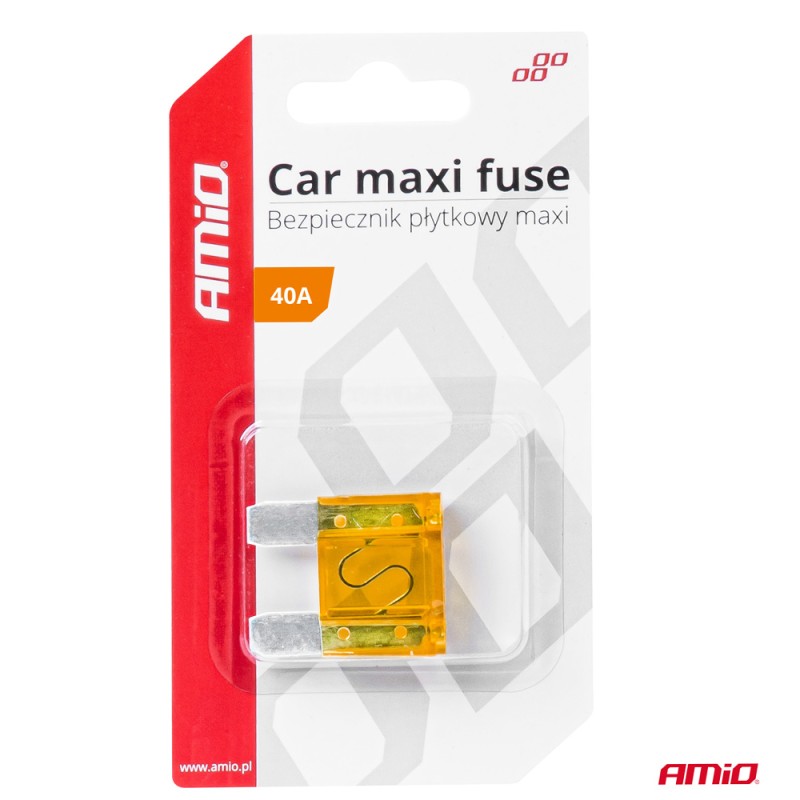 ΑΣΦΑΛΕΙΑ MAXI 40A AMIO - 1 Τεμ. - Amio - 03383/AM ΑΣΦΑΛΕΙΑ MAXI 40A AMIO - 1 Τεμ. - Amio - 03383/AM