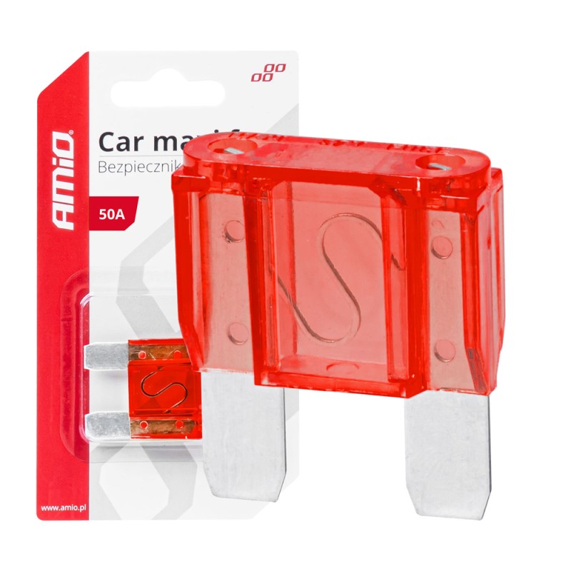 ΑΣΦΑΛΕΙΑ MAXI 50A AMIO - 1 Τεμ. - Amio - 03384/AM ΑΣΦΑΛΕΙΑ MAXI 50A AMIO - 1 Τεμ. - Amio - 03384/AM