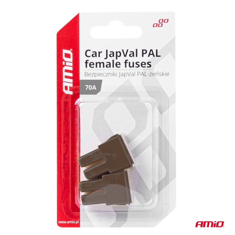 ΑΣΦΑΛΕΙΕΣ JapVal PAL ΘΗΛΥΚΕΣ 70A ΣΕ ΚΑΦΕ ΧΡΩΜΑ AMIO - 2 Τεμ. - Amio - 03393/AM ΑΣΦΑΛΕΙΕΣ JapVal PAL ΘΗΛΥΚΕΣ 70A ΣΕ ΚΑΦΕ ΧΡΩΜΑ AMIO - 2 Τεμ. - Amio - 03393/AM
