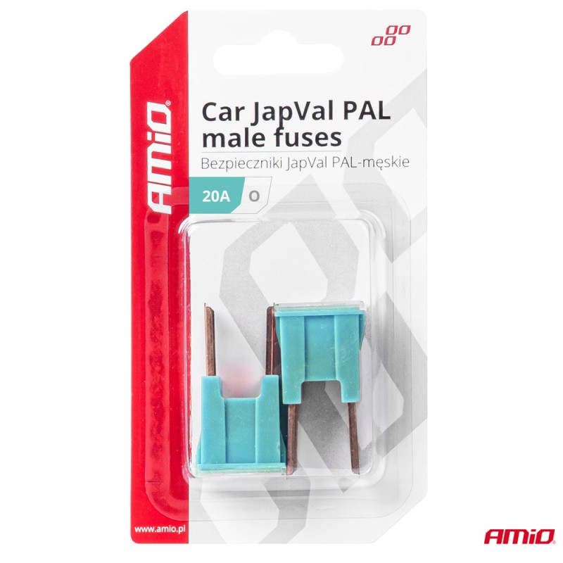 ΑΣΦΑΛΕΙΕΣ JapVal PAL O ΑΡΣΕΝΙΚΕΣ 20A ΣΕ ΓΑΛΑΖΙΟ ΧΡΩΜΑ AMIO - 2 Τεμ. - Amio - 03396/AM ΑΣΦΑΛΕΙΕΣ JapVal PAL O ΑΡΣΕΝΙΚΕΣ 20A ΣΕ ΓΑΛΑΖΙΟ ΧΡΩΜΑ AMIO - 2 Τεμ. - Amio - 03396/AM