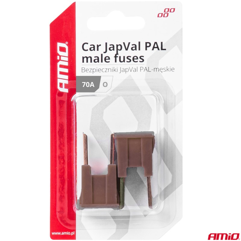 ΑΣΦΑΛΕΙΕΣ JapVal PAL O ΑΡΣΕΝΙΚΕΣ 70A ΣΕ ΚΑΦΕ ΧΡΩΜΑ AMIO - 2 Τεμ. - Amio - 03401/AM ΑΣΦΑΛΕΙΕΣ JapVal PAL O ΑΡΣΕΝΙΚΕΣ 70A ΣΕ ΚΑΦΕ ΧΡΩΜΑ AMIO - 2 Τεμ. - Amio - 03401/AM