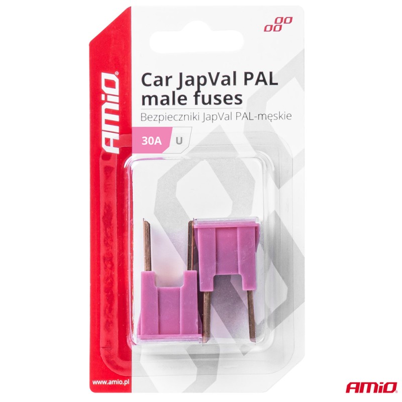 ΑΣΦΑΛΕΙΕΣ JapVal PAL U ΑΡΣΕΝΙΚΕΣ 30A ΣΕ ΡΟΖ ΧΡΩΜΑ AMIO - 2 Τεμ. - Amio - 03406/AM ΑΣΦΑΛΕΙΕΣ JapVal PAL U ΑΡΣΕΝΙΚΕΣ 30A ΣΕ ΡΟΖ ΧΡΩΜΑ AMIO - 2 Τεμ. - Amio - 03406/AM