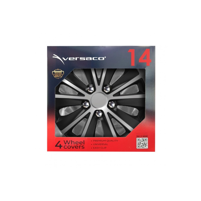 ΤΑΣΙ 14" RAPIDE NC SILVER BLACK AMIO ΣΕΤ 4 ΤΕΜ ΣΕ ΚΟΥΤΙ - Amio - 0341/AM ΤΑΣΙ 14" RAPIDE NC SILVER BLACK AMIO ΣΕΤ 4 ΤΕΜ ΣΕ ΚΟΥΤΙ - Amio - 0341/AM