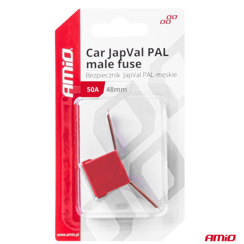 ΑΣΦΑΛΕΙΑ JapVal PAL ΑΡΣΕΝΙΚΗ 48mm 50A ΣΕ ΚΟΚΚΙΝΟ ΧΡΩΜΑ AMIO - 1 Τεμ. - Amio - 03420/AM ΑΣΦΑΛΕΙΑ JapVal PAL ΑΡΣΕΝΙΚΗ 48mm 50A ΣΕ ΚΟΚΚΙΝΟ ΧΡΩΜΑ AMIO - 1 Τεμ. - Amio - 03420/AM