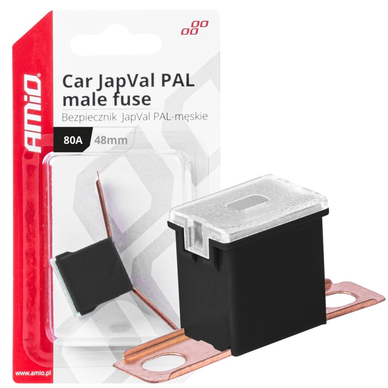 ΑΣΦΑΛΕΙΑ JapVal PAL ΑΡΣΕΝΙΚΗ 48mm 80A ΣΕ ΜΑΥΡΟ ΧΡΩΜΑ AMIO - 1 Τεμ - Amio - 03423/AM ΑΣΦΑΛΕΙΑ JapVal PAL ΑΡΣΕΝΙΚΗ 48mm 80A ΣΕ ΜΑΥΡΟ ΧΡΩΜΑ AMIO - 1 Τεμ - Amio - 03423/AM