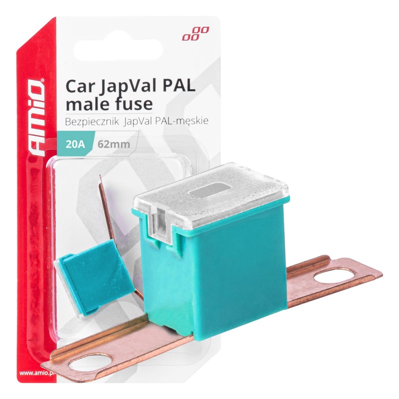 ΑΣΦΑΛΕΙΑ JapVal PAL ΑΡΣΕΝΙΚΗ 62mm 20A ΣΕ ΓΑΛΑΖΙΟ ΧΡΩΜΑ AMIO - 1 Τεμ. - Amio - 03426/AM ΑΣΦΑΛΕΙΑ JapVal PAL ΑΡΣΕΝΙΚΗ 62mm 20A ΣΕ ΓΑΛΑΖΙΟ ΧΡΩΜΑ AMIO - 1 Τεμ. - Amio - 03426/AM