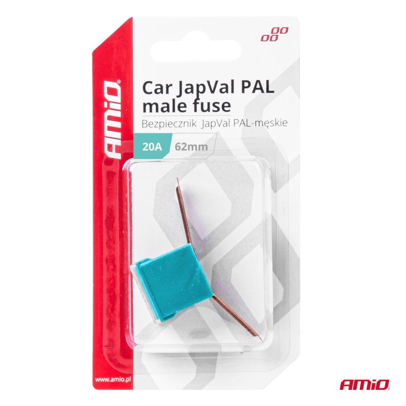 ΑΣΦΑΛΕΙΑ JapVal PAL ΑΡΣΕΝΙΚΗ 62mm 20A ΣΕ ΓΑΛΑΖΙΟ ΧΡΩΜΑ AMIO - 1 Τεμ. - Amio - 03426/AM ΑΣΦΑΛΕΙΑ JapVal PAL ΑΡΣΕΝΙΚΗ 62mm 20A ΣΕ ΓΑΛΑΖΙΟ ΧΡΩΜΑ AMIO - 1 Τεμ. - Amio - 03426/AM