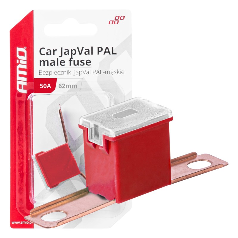 ΑΣΦΑΛΕΙΑ JapVal PAL ΑΡΣΕΝΙΚΗ 62mm 50A ΣΕ ΚΟΚΚΙΝΟ ΧΡΩΜΑ AMIO - 1 Τεμ. - Amio - 03429/AM ΑΣΦΑΛΕΙΑ JapVal PAL ΑΡΣΕΝΙΚΗ 62mm 50A ΣΕ ΚΟΚΚΙΝΟ ΧΡΩΜΑ AMIO - 1 Τεμ. - Amio - 03429/AM
