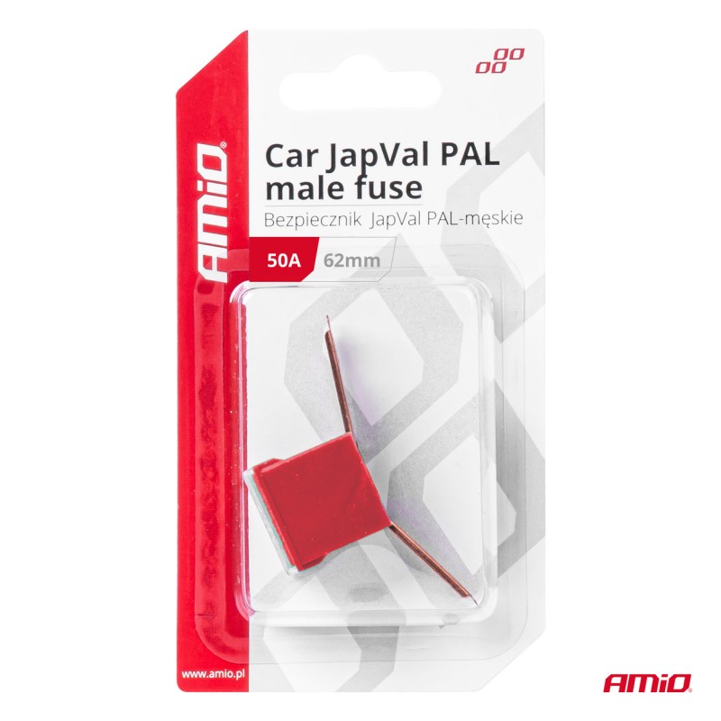 ΑΣΦΑΛΕΙΑ JapVal PAL ΑΡΣΕΝΙΚΗ 62mm 50A ΣΕ ΚΟΚΚΙΝΟ ΧΡΩΜΑ AMIO - 1 Τεμ. - Amio - 03429/AM ΑΣΦΑΛΕΙΑ JapVal PAL ΑΡΣΕΝΙΚΗ 62mm 50A ΣΕ ΚΟΚΚΙΝΟ ΧΡΩΜΑ AMIO - 1 Τεμ. - Amio - 03429/AM