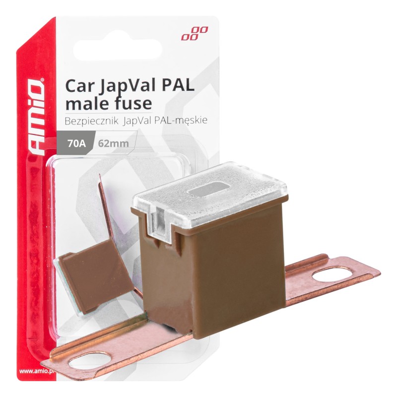 ΑΣΦΑΛΕΙΑ JapVal PAL ΑΡΣΕΝΙΚΗ 62mm 70A ΣΕ ΚΑΦΕ ΧΡΩΜΑ AMIO - 1 Τεμ. - Amio - 03431/AM ΑΣΦΑΛΕΙΑ JapVal PAL ΑΡΣΕΝΙΚΗ 62mm 70A ΣΕ ΚΑΦΕ ΧΡΩΜΑ AMIO - 1 Τεμ. - Amio - 03431/AM