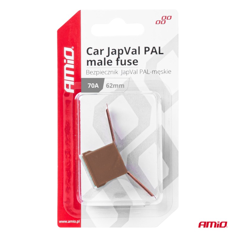 ΑΣΦΑΛΕΙΑ JapVal PAL ΑΡΣΕΝΙΚΗ 62mm 70A ΣΕ ΚΑΦΕ ΧΡΩΜΑ AMIO - 1 Τεμ. - Amio - 03431/AM ΑΣΦΑΛΕΙΑ JapVal PAL ΑΡΣΕΝΙΚΗ 62mm 70A ΣΕ ΚΑΦΕ ΧΡΩΜΑ AMIO - 1 Τεμ. - Amio - 03431/AM