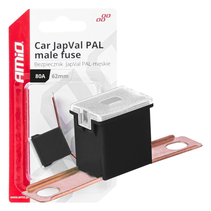 ΑΣΦΑΛΕΙΑ JapVal PAL ΑΡΣΕΝΙΚΗ 62mm 80A ΣΕ ΜΑΥΡΟ ΧΡΩΜΑ AMIO - 1 Τεμ. - Amio - 03432/AM ΑΣΦΑΛΕΙΑ JapVal PAL ΑΡΣΕΝΙΚΗ 62mm 80A ΣΕ ΜΑΥΡΟ ΧΡΩΜΑ AMIO - 1 Τεμ. - Amio - 03432/AM