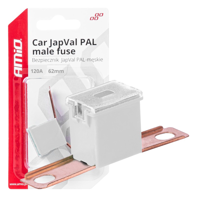 ΑΣΦΑΛΕΙΑ JapVal PAL ΑΡΣΕΝΙΚΗ 62mm 120A ΣΕ ΛΕΥΚΟ ΧΡΩΜΑ AMIO - 1 Τεμ. - Amio - 03434/AM ΑΣΦΑΛΕΙΑ JapVal PAL ΑΡΣΕΝΙΚΗ 62mm 120A ΣΕ ΛΕΥΚΟ ΧΡΩΜΑ AMIO - 1 Τεμ. - Amio - 03434/AM