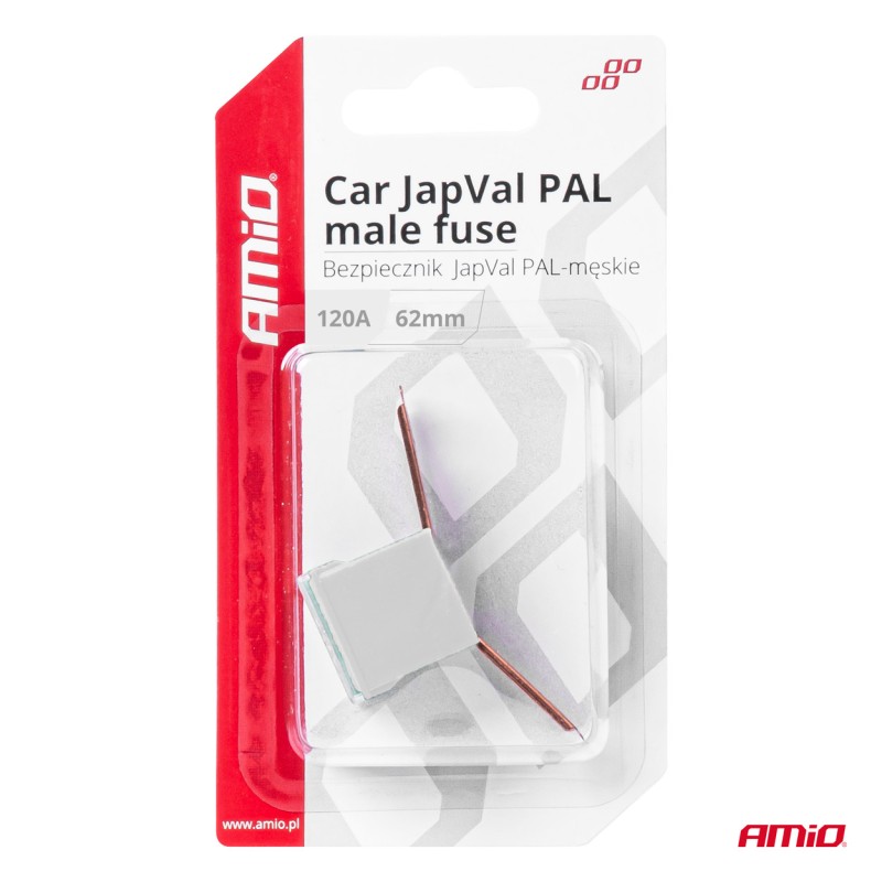 ΑΣΦΑΛΕΙΑ JapVal PAL ΑΡΣΕΝΙΚΗ 62mm 120A ΣΕ ΛΕΥΚΟ ΧΡΩΜΑ AMIO - 1 Τεμ. - Amio - 03434/AM ΑΣΦΑΛΕΙΑ JapVal PAL ΑΡΣΕΝΙΚΗ 62mm 120A ΣΕ ΛΕΥΚΟ ΧΡΩΜΑ AMIO - 1 Τεμ. - Amio - 03434/AM