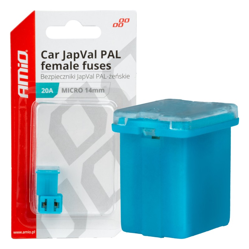 ΑΣΦΑΛΕΙΕΣ JapVal PAL ΜICRO 14mm ΘΗΛΥΚΕΣ 20A ΣΕ ΓΑΛΑΖΙΟ ΧΡΩΜΑ AMIO - 2 Τεμ. - Amio - 03451/AM ΑΣΦΑΛΕΙΕΣ JapVal PAL ΜICRO 14mm ΘΗΛΥΚΕΣ 20A ΣΕ ΓΑΛΑΖΙΟ ΧΡΩΜΑ AMIO - 2 Τεμ. - Amio - 03451/AM