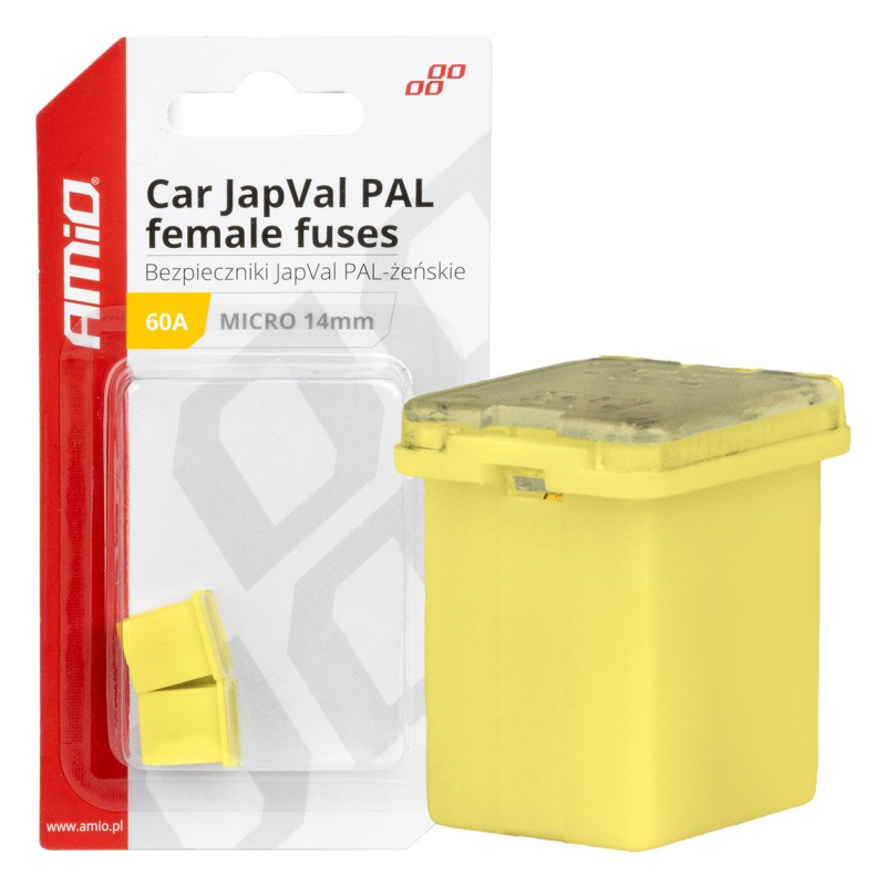 ΑΣΦΑΛΕΙΕΣ JapVal PAL ΜICRO 14mm ΘΗΛΥΚΕΣ 60A ΣΕ ΚΙΤΡΙΝΟ ΧΡΩΜΑ AMIO - 2 Τεμ. - Amio - 03456/AM ΑΣΦΑΛΕΙΕΣ JapVal PAL ΜICRO 14mm ΘΗΛΥΚΕΣ 60A ΣΕ ΚΙΤΡΙΝΟ ΧΡΩΜΑ AMIO - 2 Τεμ. - Amio - 03456/AM