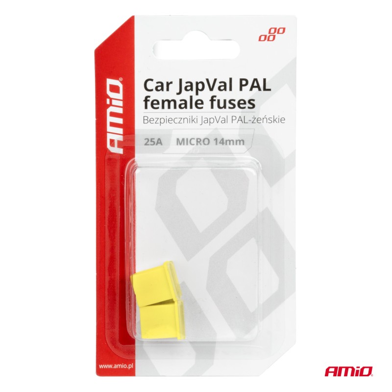 ΑΣΦΑΛΕΙΕΣ JapVal PAL ΜICRO 14mm ΘΗΛΥΚΕΣ 60A ΣΕ ΚΙΤΡΙΝΟ ΧΡΩΜΑ AMIO - 2 Τεμ. - Amio - 03456/AM ΑΣΦΑΛΕΙΕΣ JapVal PAL ΜICRO 14mm ΘΗΛΥΚΕΣ 60A ΣΕ ΚΙΤΡΙΝΟ ΧΡΩΜΑ AMIO - 2 Τεμ. - Amio - 03456/AM
