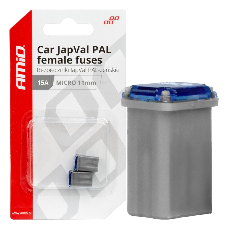 ΑΣΦΑΛΕΙΕΣ JapVal PAL ΜICRO 11mm ΘΗΛΥΚΕΣ 15A ΣΕ ΓΚΡΙ ΧΡΩΜΑ AMIO - 2 Τεμ. - Amio - 03457/AM ΑΣΦΑΛΕΙΕΣ JapVal PAL ΜICRO 11mm ΘΗΛΥΚΕΣ 15A ΣΕ ΓΚΡΙ ΧΡΩΜΑ AMIO - 2 Τεμ. - Amio - 03457/AM