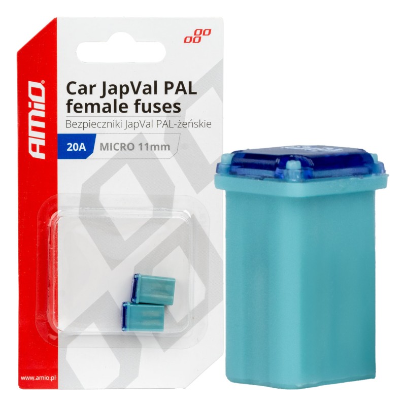 ΑΣΦΑΛΕΙΕΣ JapVal PAL ΜICRO 11mm ΘΗΛΥΚΕΣ 20A ΣΕ ΓΑΛΑΖΙΟ ΧΡΩΜΑ AMIO - 2 Τεμ. - Amio - 03458/AM ΑΣΦΑΛΕΙΕΣ JapVal PAL ΜICRO 11mm ΘΗΛΥΚΕΣ 20A ΣΕ ΓΑΛΑΖΙΟ ΧΡΩΜΑ AMIO - 2 Τεμ. - Amio - 03458/AM