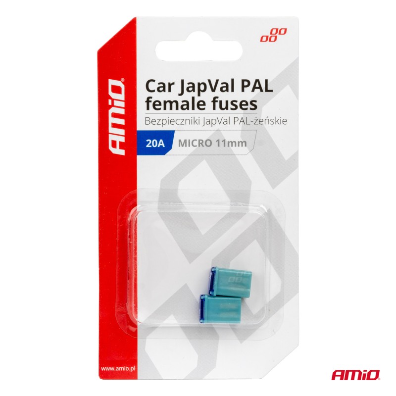 ΑΣΦΑΛΕΙΕΣ JapVal PAL ΜICRO 11mm ΘΗΛΥΚΕΣ 20A ΣΕ ΓΑΛΑΖΙΟ ΧΡΩΜΑ AMIO - 2 Τεμ. - Amio - 03458/AM ΑΣΦΑΛΕΙΕΣ JapVal PAL ΜICRO 11mm ΘΗΛΥΚΕΣ 20A ΣΕ ΓΑΛΑΖΙΟ ΧΡΩΜΑ AMIO - 2 Τεμ. - Amio - 03458/AM